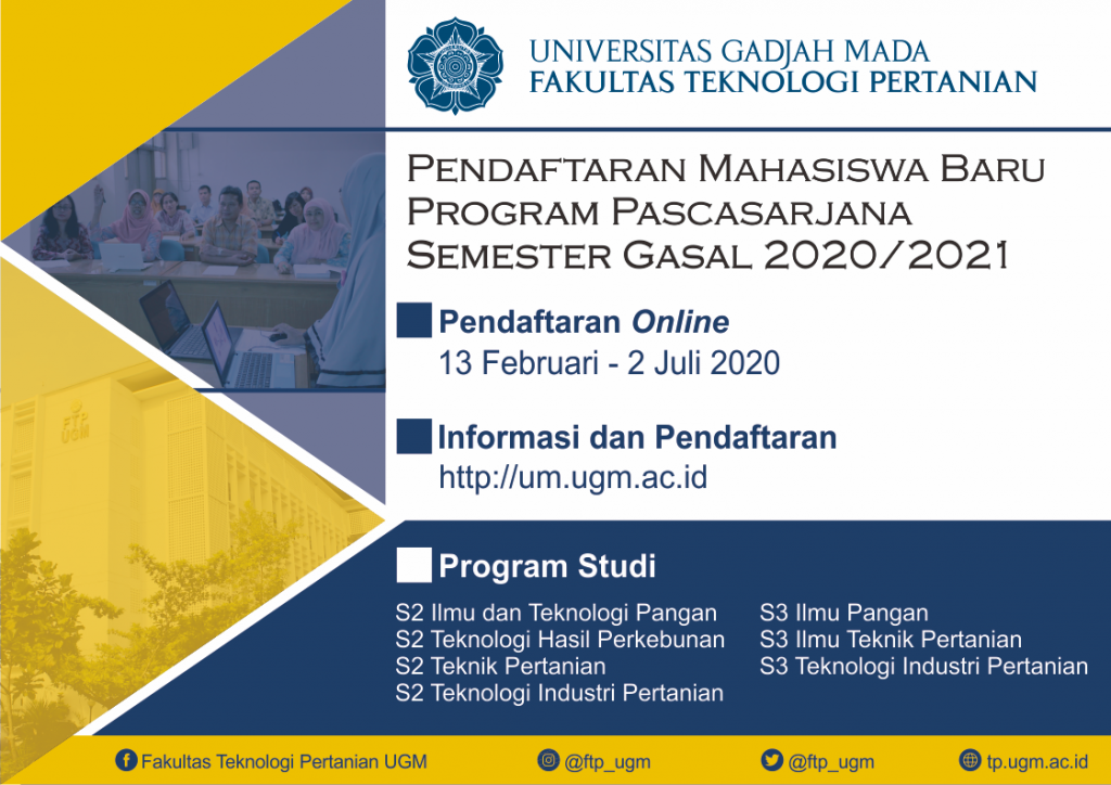 Pengumuman Pendaftaran Mahasiswa Baru Program Pascasarjana Semester ...