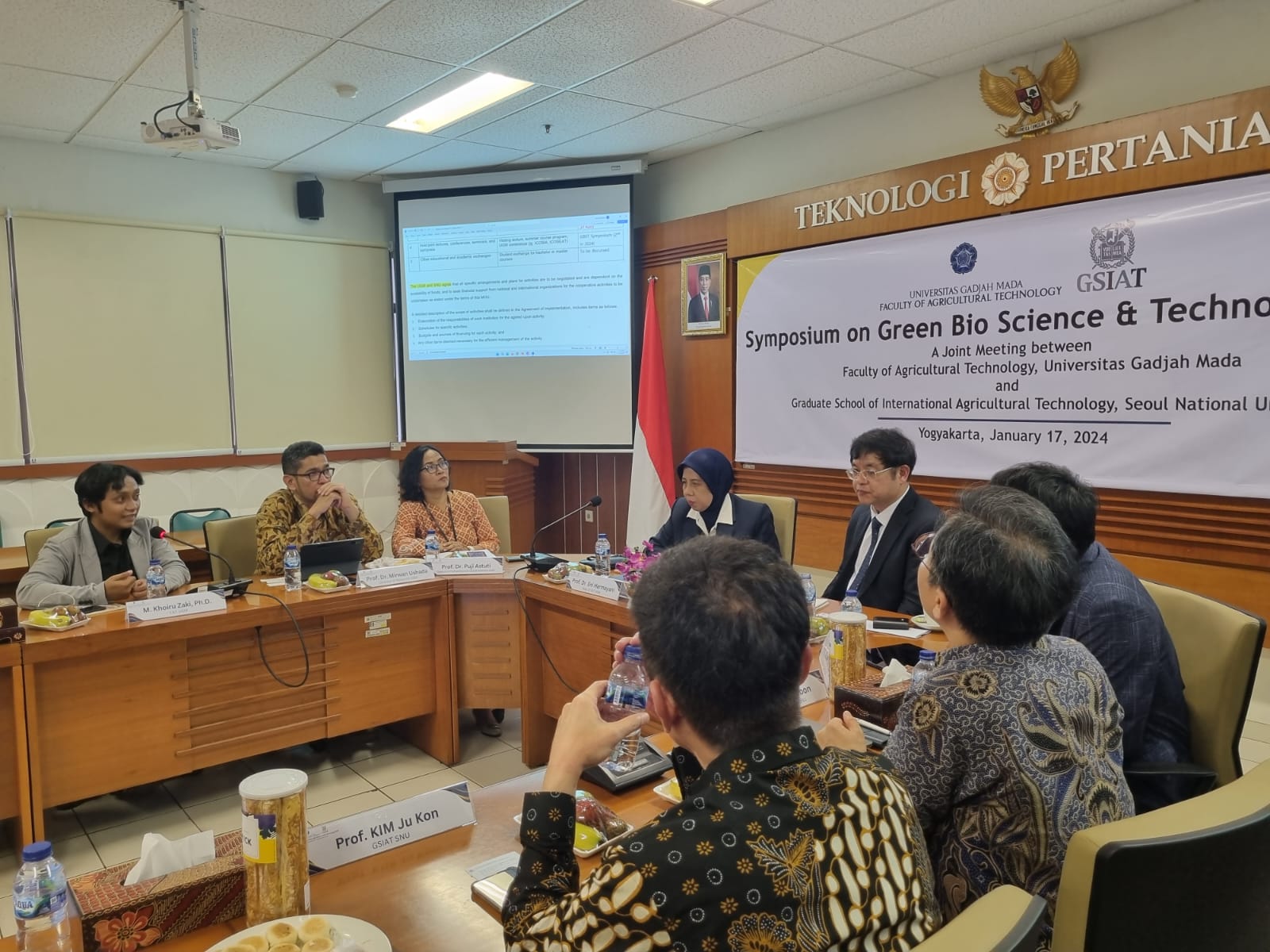 Pembukaan Symposium On Green Bio Science And Technology 2024 ...